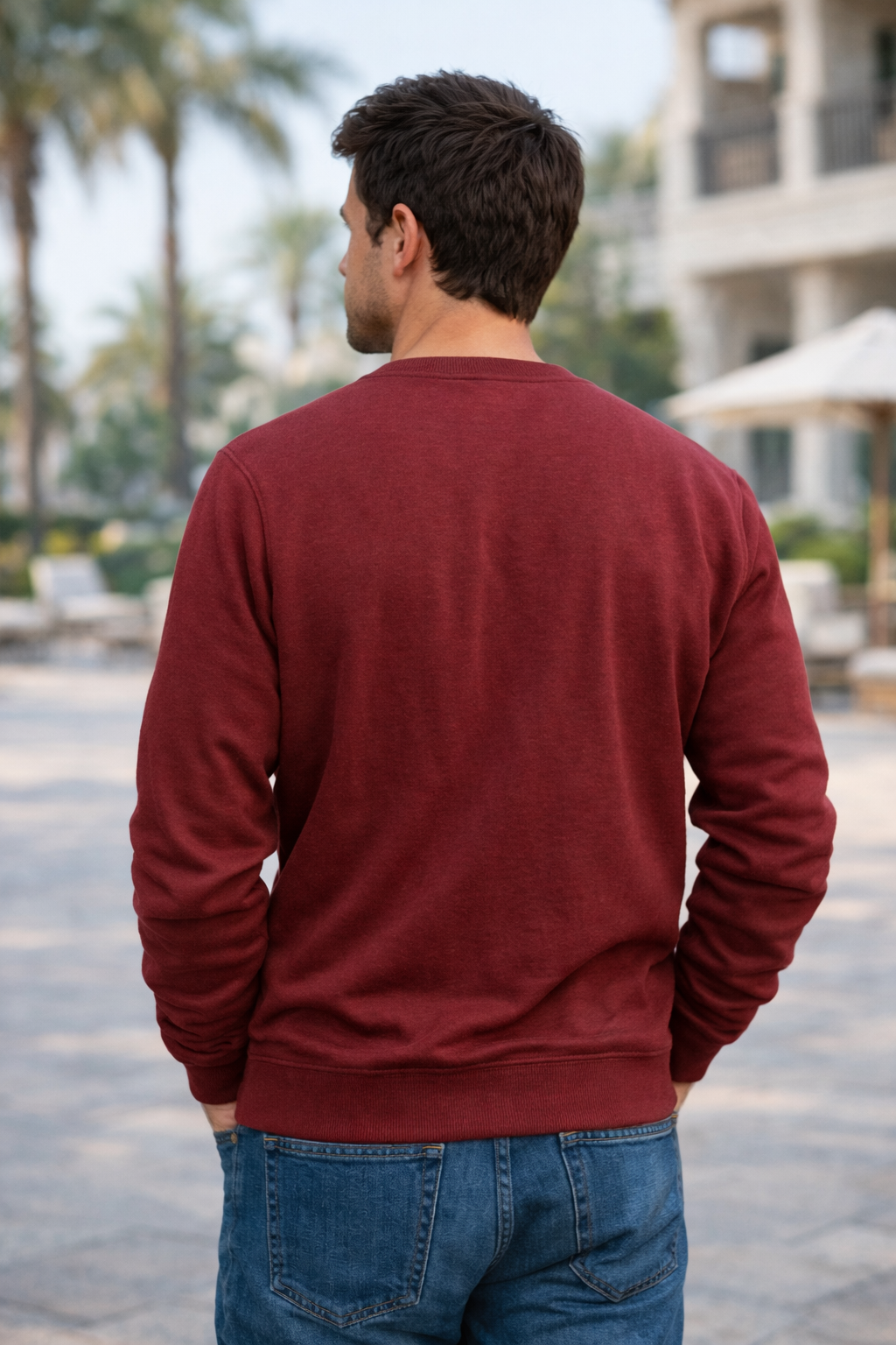Maroon Unisex Sweatshirt
