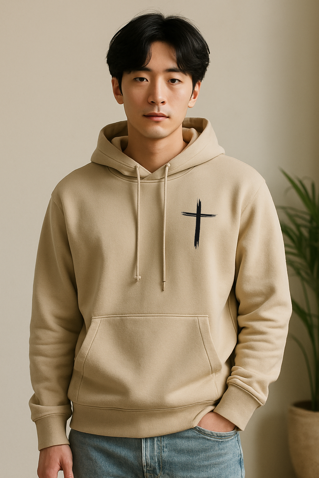 Heavy Fleece Jesus Oversized Hoodie For Unisex - 350GSM Anti-Fade Fabric