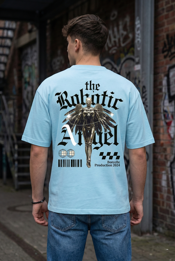 Robotic Angel Oversized T-Shirt