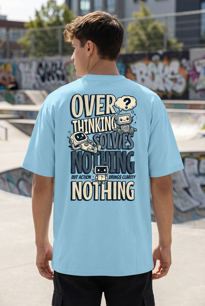 Overthinking Robots Oversized T-Shirt