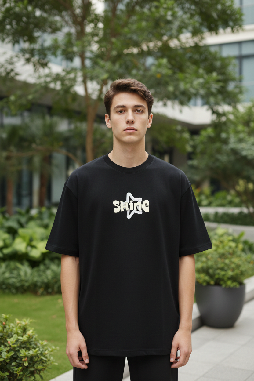 Star Born Oversized Streetwear T-Shirt