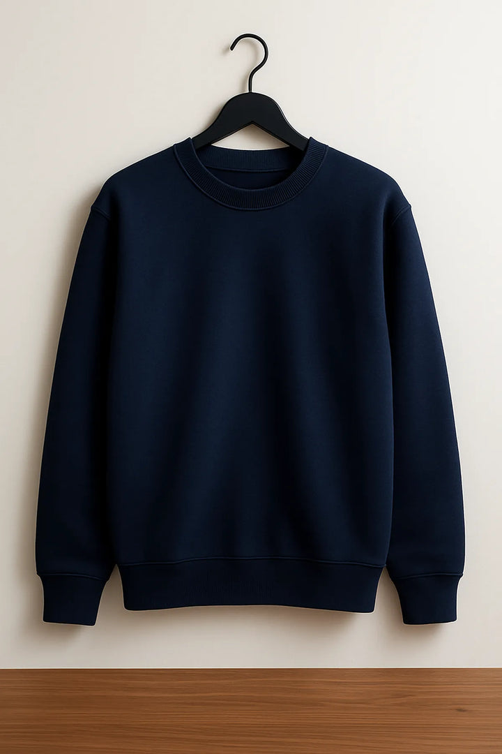 Navy Blue Unisex Sweatshirt