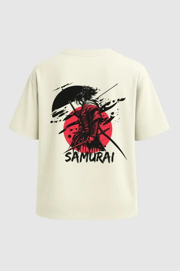 Samurai Oversized Streetwear T-Shirt