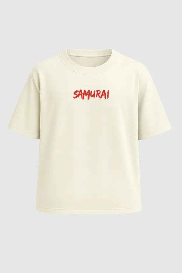 Samurai Oversized Streetwear T-Shirt